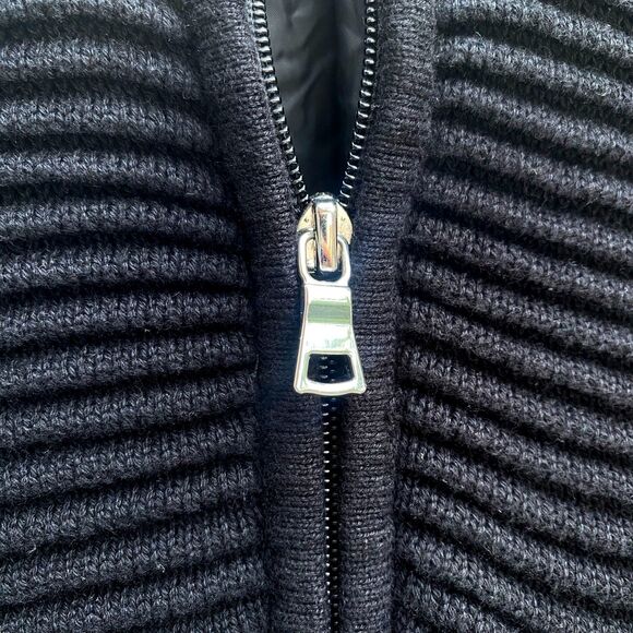 NWT INC International Concepts Men's Hale Ottoman Ribbed Zip-up Sweater Jacket - Picture 7 of 12